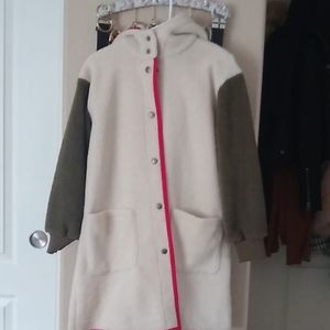 *sold* Long Sherpa coat